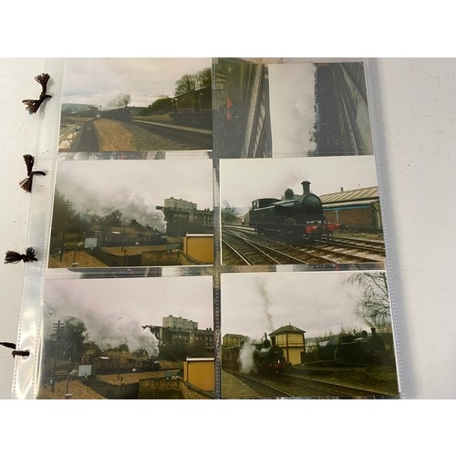 941 - 2 Albums of railway steam train photos