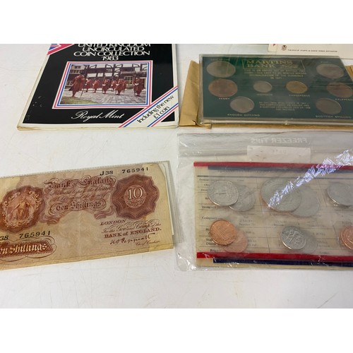 127 - Collection of assorted stamps, coins, First Day Covers and albums of Blackpool tram original photos.