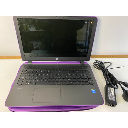 129 - HP Pavillion 15-P249SA laptop in purple