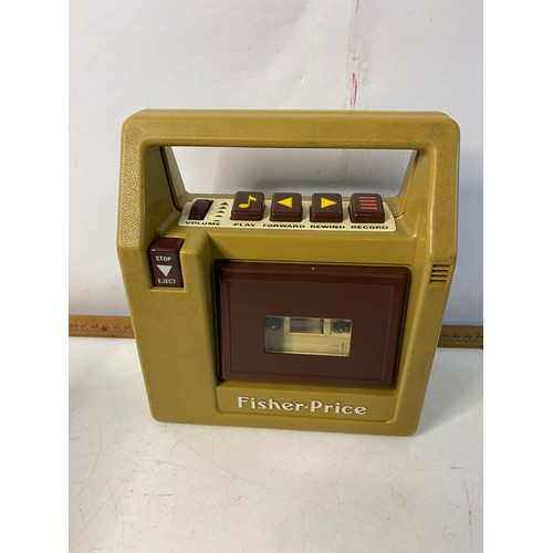 143 - Selection of vintage toys including Tills, Fisher Price Cassette Player and others.