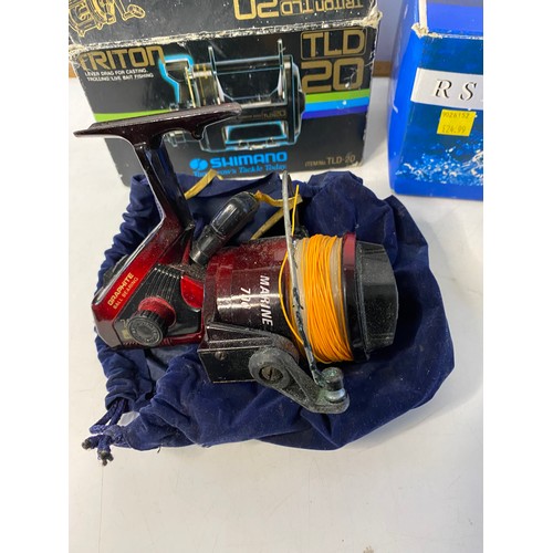 149 - Assortment of fishing reels from Triton and Eurostar