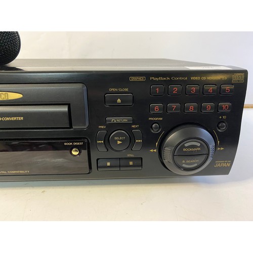 203 - JVC XL-SV22 Video CD player and Karaoke machine, tested and working