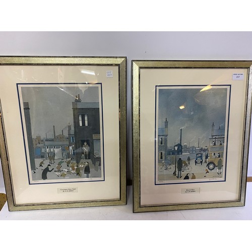 207 - 2 vintage G.W. Birks Ltd Edition numbered prints, hand signed in pencil and framed 40x50cm