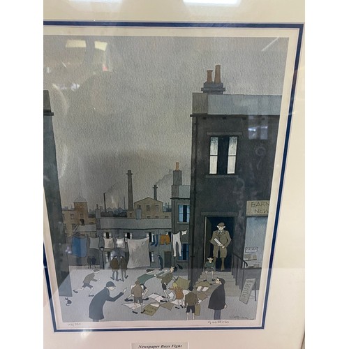 207 - 2 vintage G.W. Birks Ltd Edition numbered prints, hand signed in pencil and framed 40x50cm