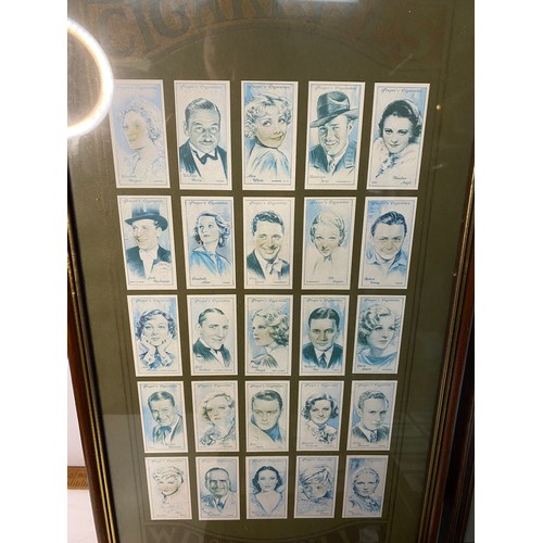 212 - Assortment of framed Wills cigarette cards