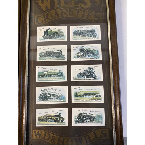 212 - Assortment of framed Wills cigarette cards