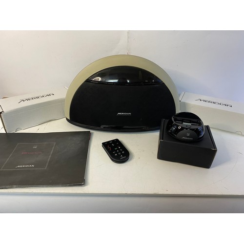 199 - Boothroyd Stuart Meridian M80 cd player including ipod dock and 2 remotes. Tested and working