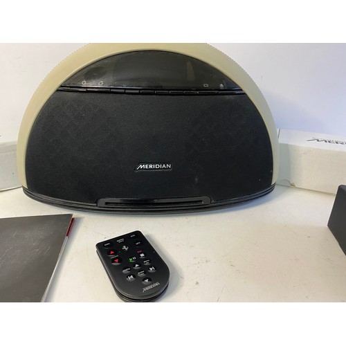 199 - Boothroyd Stuart Meridian M80 cd player including ipod dock and 2 remotes. Tested and working