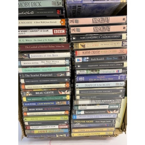 103 - Selection of audiobooks on cassette tapes.