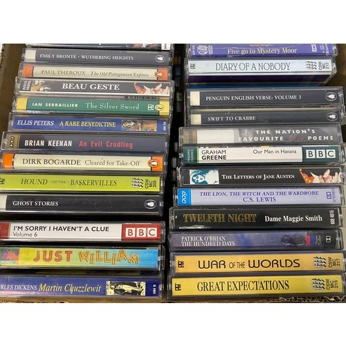 103 - Selection of audiobooks on cassette tapes.