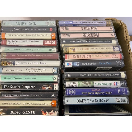 103 - Selection of audiobooks on cassette tapes.