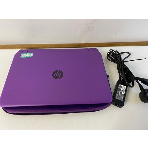 129 - HP Pavillion 15-P249SA laptop in purple