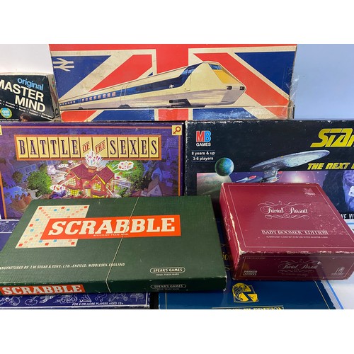 217 - Assortment of vintage board games.