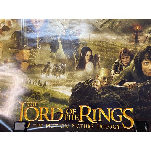 274 - The Lord of the Rings Trilogy poster, rolled not folded in new mint condition, made in 2003, New Lin... 