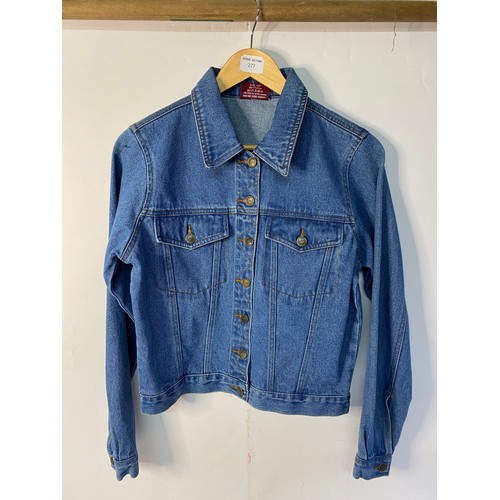 277 - Retro womans denim jacket, 1990's, Original Jeans Company Est 1884 with label attached in brand new ... 