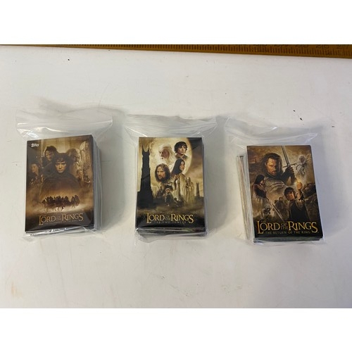 272 - 3 x Topps The Lord of the Rings card sets, The Fellowship of the Ring update set made in 2002, The T... 