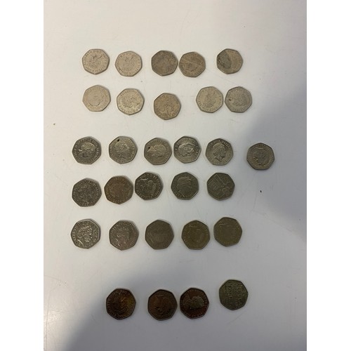 10 - Selection of collectable 50p coins face value £15