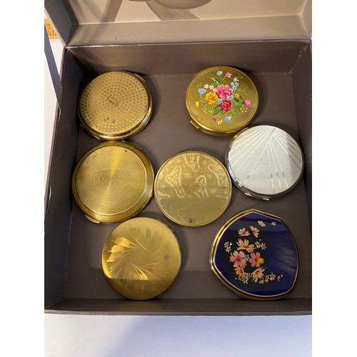 11 - Collection of vintage compact mirrors from Statton, Kigu and Mascot