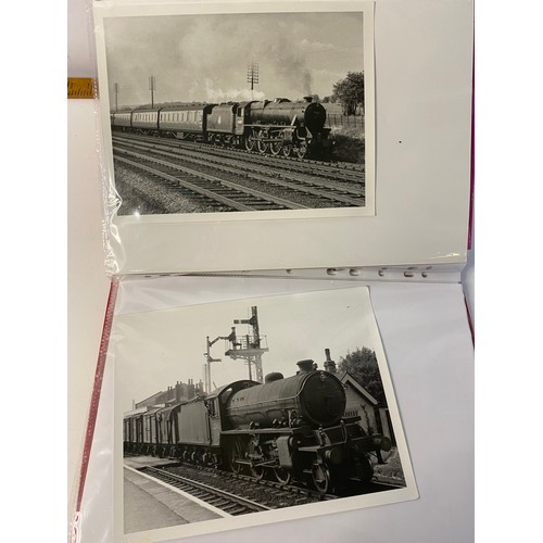 63 - Album of railway train photos