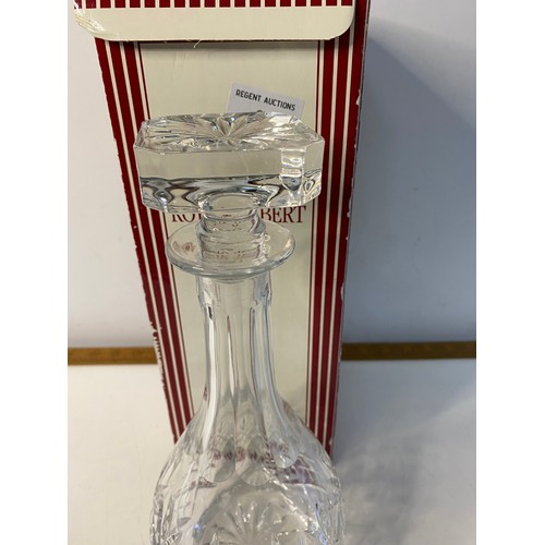 67 - Royal Albert crystal decanter.