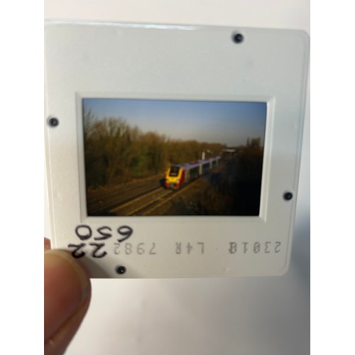 89 - Tray of approximately 100 bus, tram and train 35mm slides