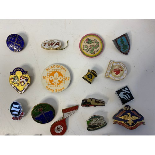 96 - Collection of vintage enamel badges