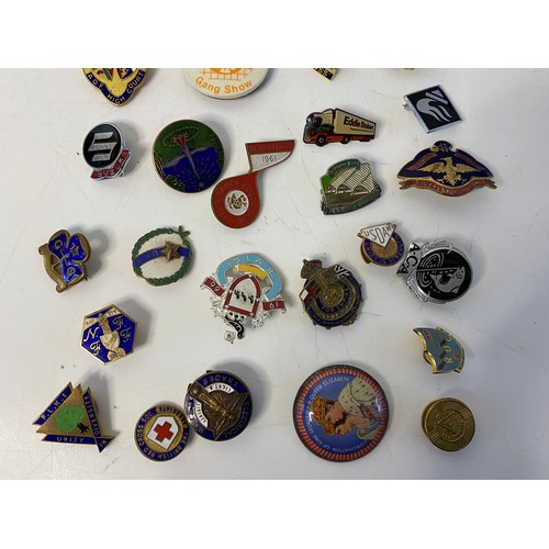 96 - Collection of vintage enamel badges