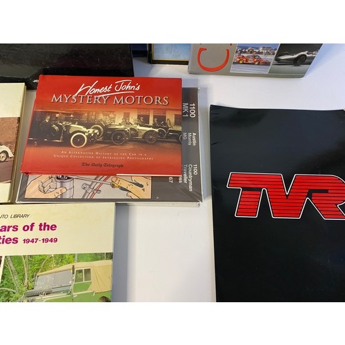 2 - Collection of car, truck and motorcycle manuals and books.