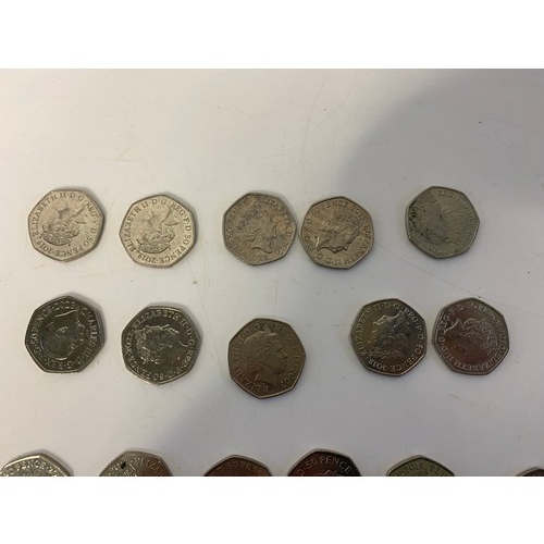 10 - Selection of collectable 50p coins face value £15