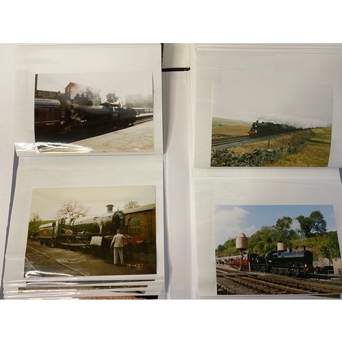 19 - 2 albums of Railway and Steam Train photographs