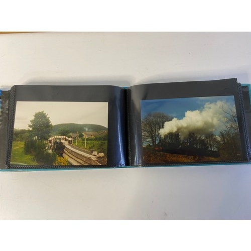 19 - 2 albums of Railway and Steam Train photographs