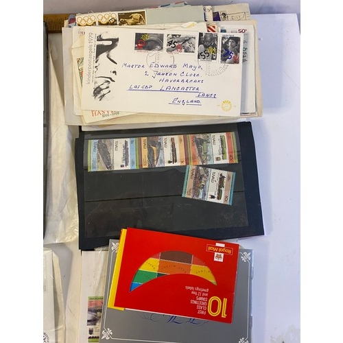 29 - Selection of stamps and first day covers.