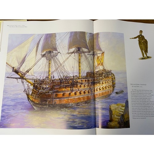 62 - Large book on fighting ships by Sam Willis.