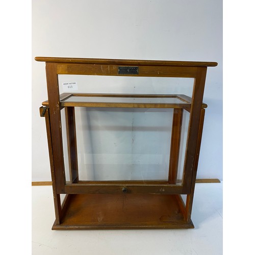 613 - Vintage Griffin and Tatlock display case. Originally for balance scales but could be used for any di... 