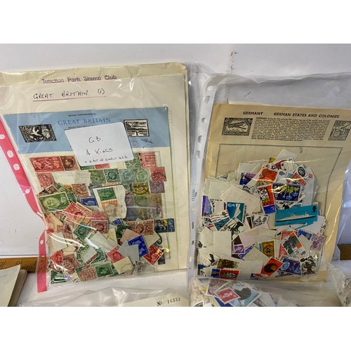 640 - Large selection of assorted stamps.