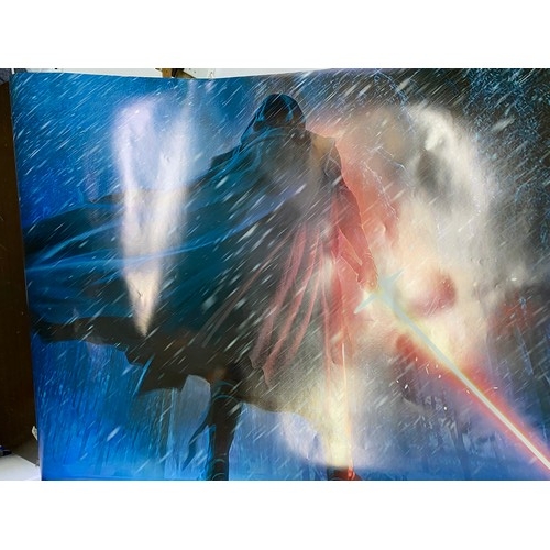 636 - 4 large Star Wars posters.