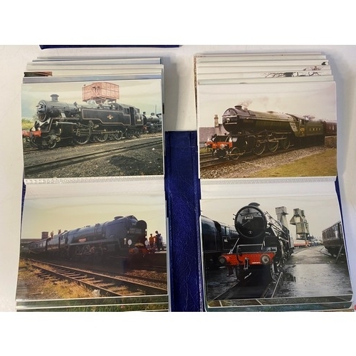 658 - Collection of approximately 280 original railway photographs plus various other railway related memo... 