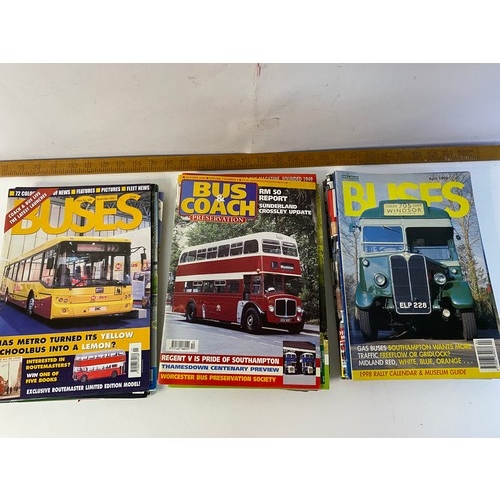 999 - 50 x bus and coach magazines