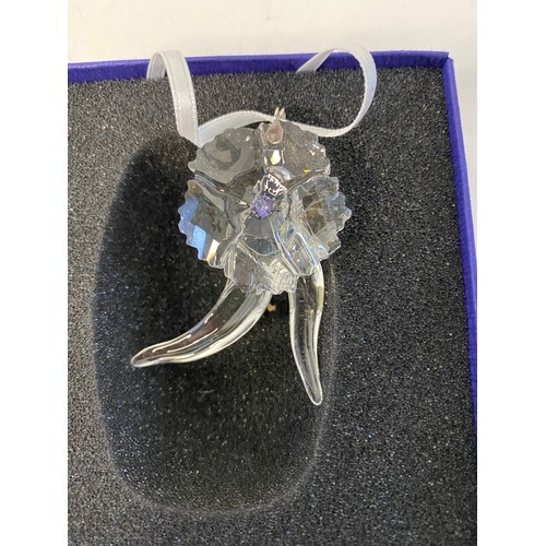 739 - Swarovski Amur flower 2019 crystal ornament with box.