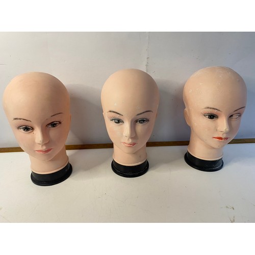 573 - Box of Mannequin display heads