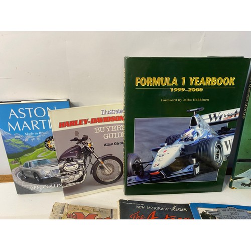 503 - Collection of vintage car books and manuals