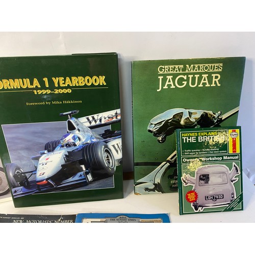 503 - Collection of vintage car books and manuals