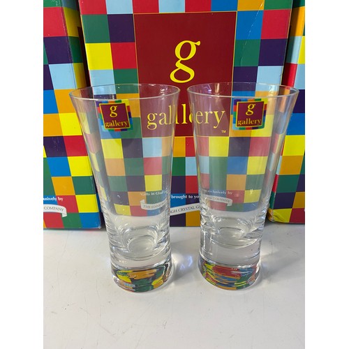 541 - 3 packs of 2 Edinburgh Crystal, Gallery Fanfare, highball glasses