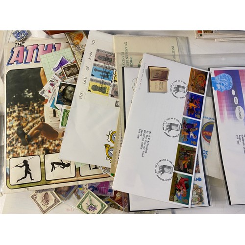 552 - Box of stamps, first day covers and postal history