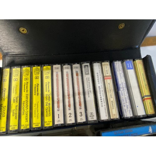 565 - Collection of vintage music cassettes.