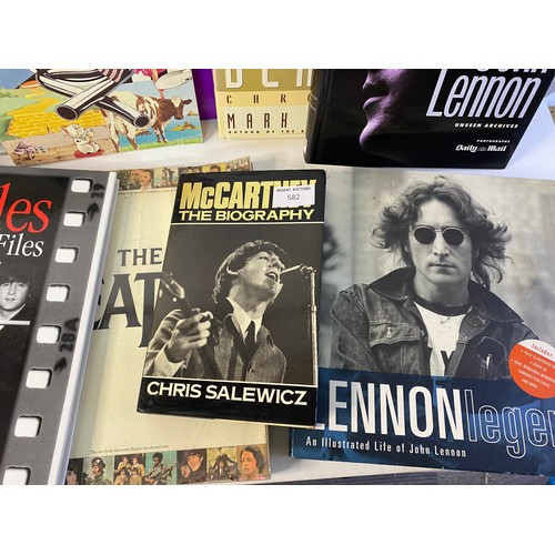 582 - Collection of Beatles books