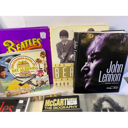 582 - Collection of Beatles books