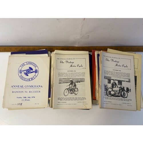 504 - Large collection of old motorcycle magazines