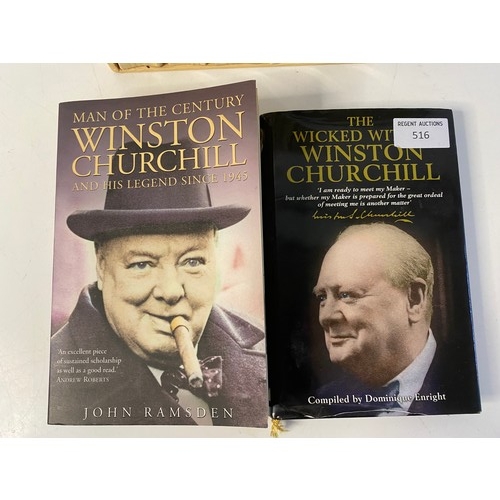 516 - Collection of Winston Churchill books