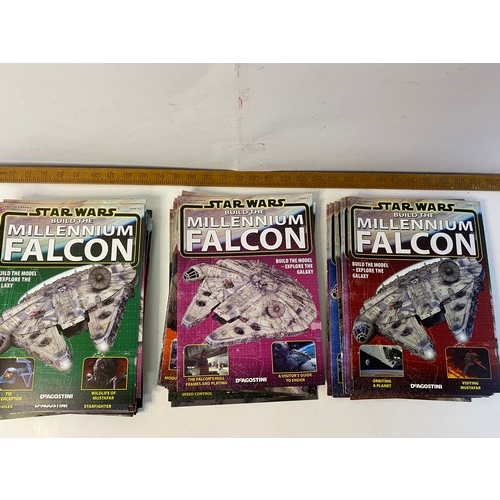 543 - Collection of Star Wars Build the Millenium Falcon magazines